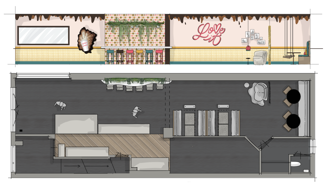 plattegrond ijssalon